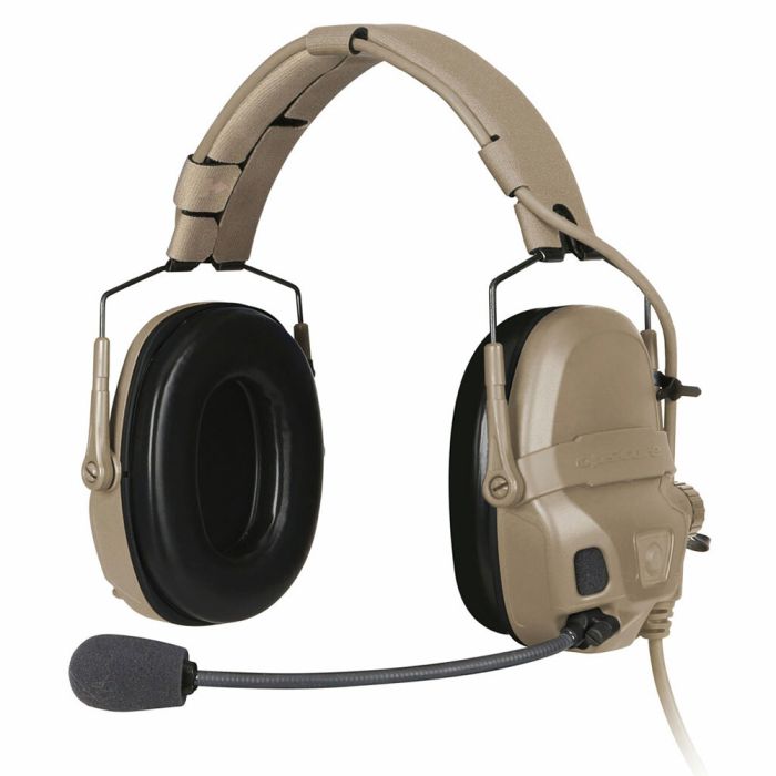 Ops-Core AMP Communication Headset - Fixed Downlead