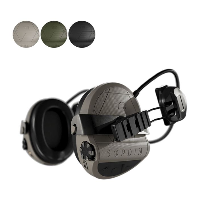 Sordin Supreme T2 Hearing Protection Headset - Rear ARC Helmet Attachment