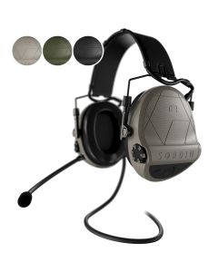 Sordin Supreme T2 CC Communications Headset - Right Side Mic - Headband