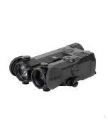 Holosun IRIS-GR4 Quad Laser Aiming Device shown from the front left side.