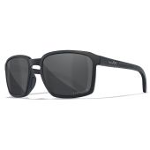 Wiley X Alfa Protective Sunglasses-Frame: Matte Black / Lens: CAPTIVATE™ Polarized Grey