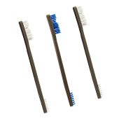 Otis 3 Pack All Purpose Brushes (2 Nylon/1 Blue Nylon)