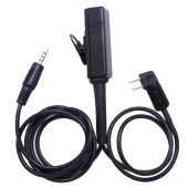 Avenger Covert lapel mic to 3.5mm cellphone plug and non-comms AUX plug-Peltor
